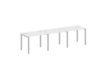 Стол-станция METALL SYSTEM на 3 раб.места на П-образном м/к  БП.СМ-3.1 3000*720*750